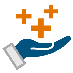 Hand open accepting value