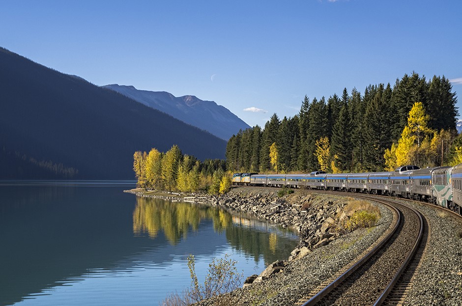 7 of the Best Train Trips through the Canadian Rockies with Amtrak Vacations VIA Rail traveling through the Canadian Rockies