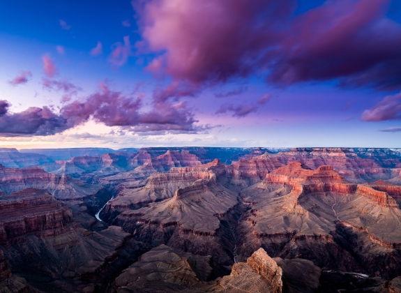 sunrise view of grand canyon
