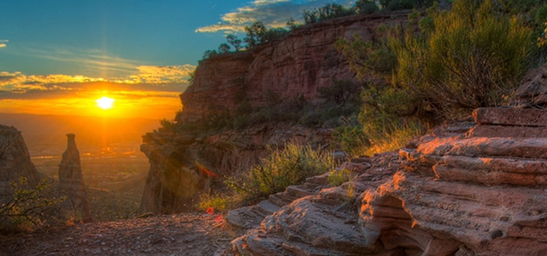 Grand Junction at Sunset