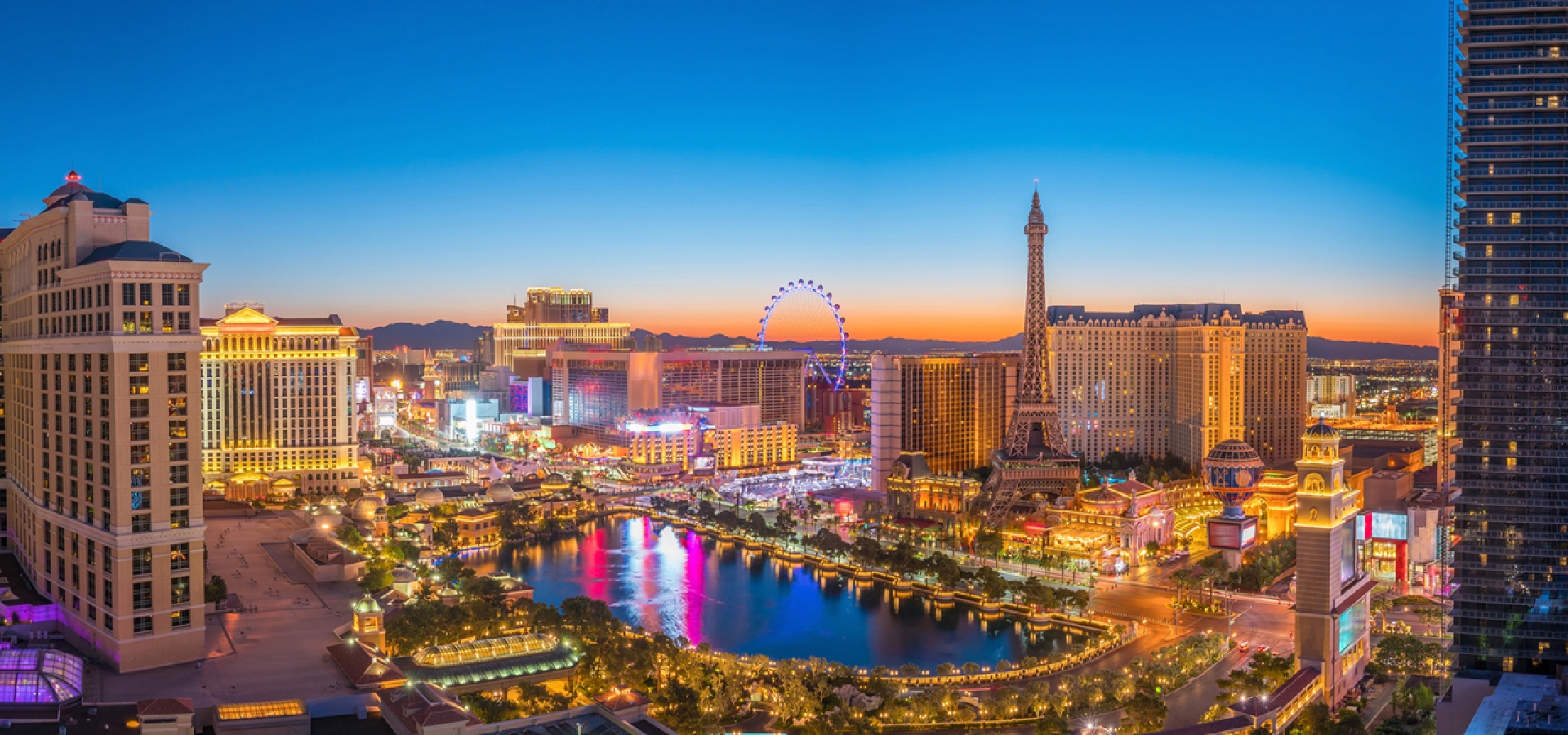 Las Vegas, Nevada Strip Panoramic view