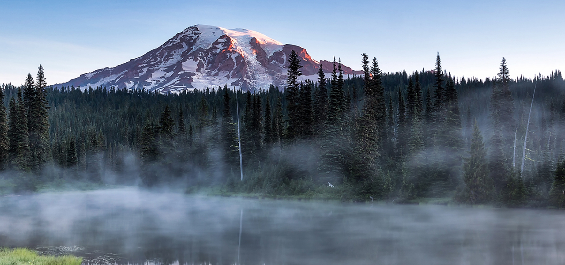 Mount Rainier National Park landscape view