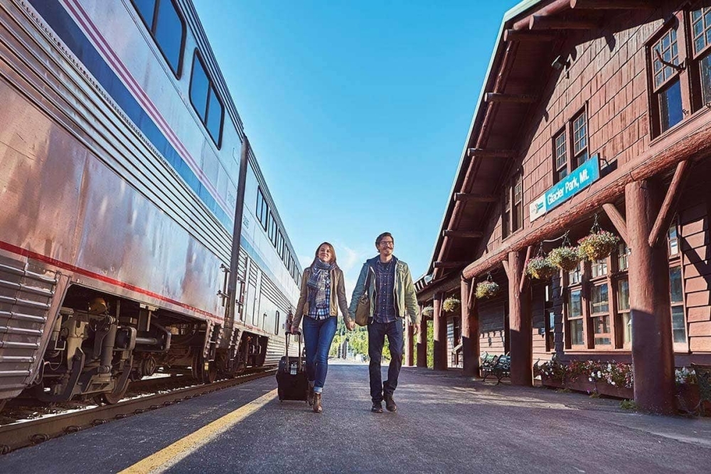 Glacier Park Lodge, Montana, Train Platform